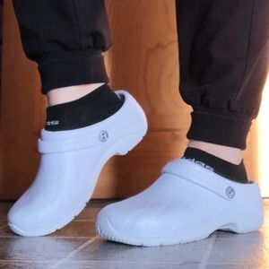White Non-slip Clogs Size 7